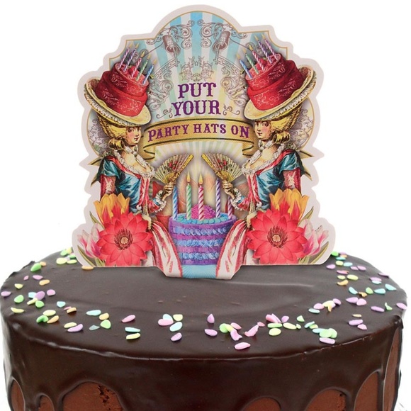 NEW Getting Old Ain't For Sissies Cake Topper - Picture 1 of 4
